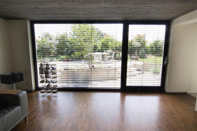 Blick aus dem Wohnzimmer