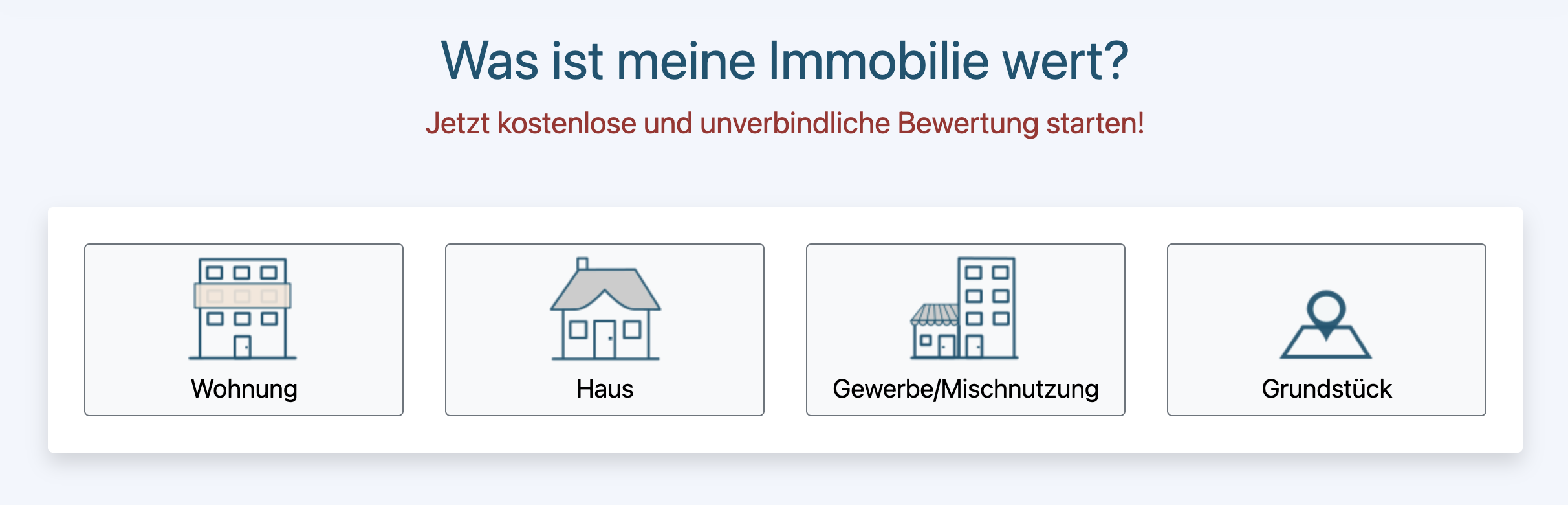Platzhalterbild zum Wertermittlungstool