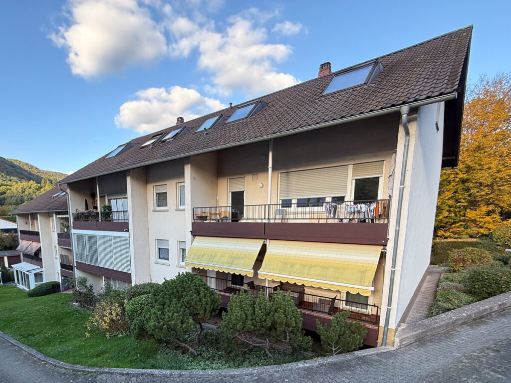 Ansicht der Balkon -West-seite