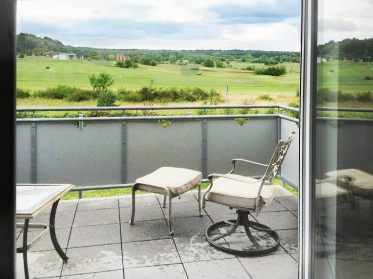 Balkon Blick Golfplatz