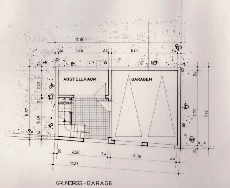 Grundriss Garage
