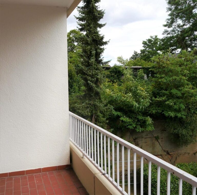 Blick vom Balkon
